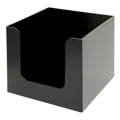 Image of Beaumont Plastic Napkin Holder Black Standing Serviette Rack Dispenser CZ436