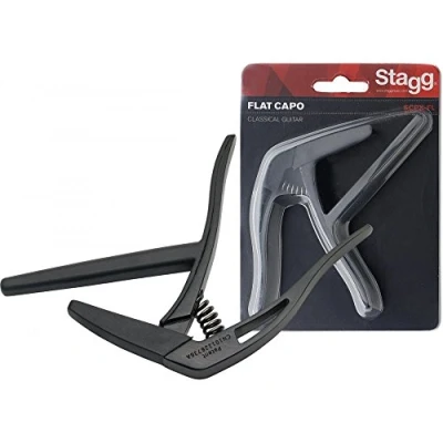 Image of Stagg SCPX FL BK Flat Trigger Capo Black