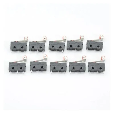 Image of Hookurity Micro Limit Switch 10 Pcs Roller Lever Arm SPDT Snap Action 3Pin With