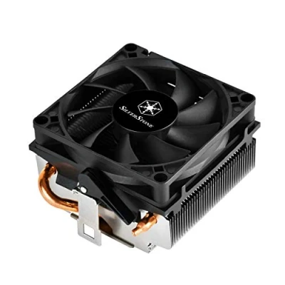 Image of SilverStone Technology SST KR01 Kryton CPU Cooler, Low Profile, Slim 80 mm PWM Fan, 54 Height, AMD Socket AM2/AM3/AM4/FM1/FM2