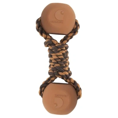Image of Carhartt Pet Toys Rugged Dog for Tug and Fetch, Rope Bone Chew