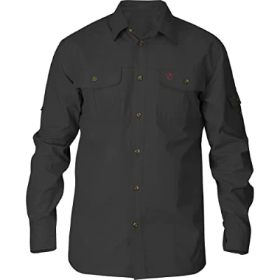 Image of Fjallraven Men&#039;s Singi Trekking Shirt LS M Long Sleeved T, Grey, L