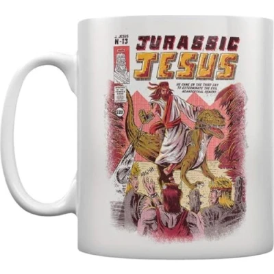 Image of Ilustrata Jurassic Jesus White Mug