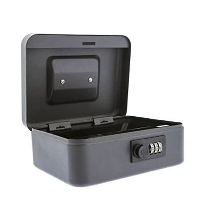 Image of Sterling 8 Combination Cash Box Black