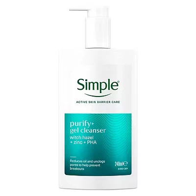 Image of Simple purify+ gel cleanser 240ml