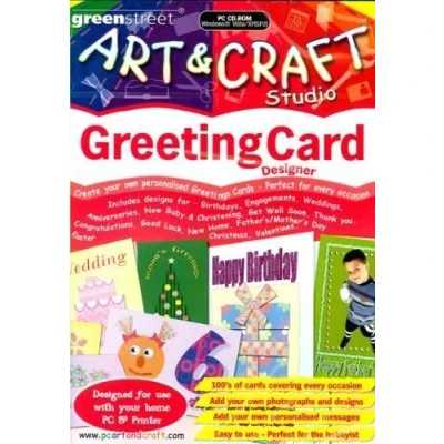 Image of Art And Craft Studio Greeting Card Designer Pc Cd Rom