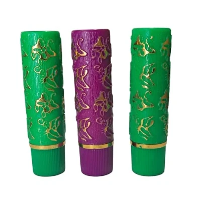 Image of Pack 3 Lipstick Magico Original Autenticos Durable, (2 Green + Purple)