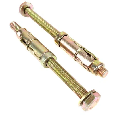 Image of 2X Heavy Duty Loose Bolt Shield Anchors M10 x 135mm Expansion Bolts for Brick, Concrete &amp; Masonry