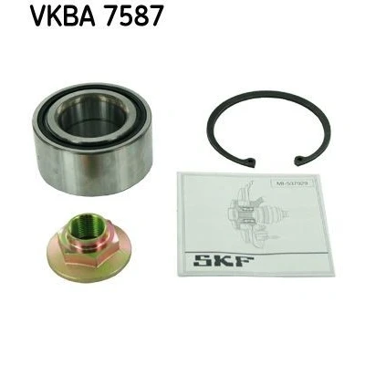 Image of 44300S0A003, 44300S1AE01, 44300S47008, 44300S84A02 Wheel bearing kit SKF VKBA 7587 84mm HONDA: S2000