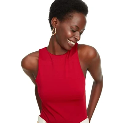 Image of Trendyol FeMan Plain Thin Knit Bodysuit