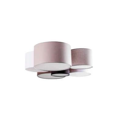 Image of Euluna Lodge ceiling light 6 bulb multicolour