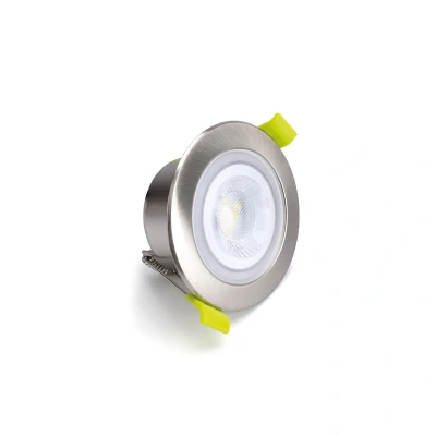 Image of Ecoguard Fire Rated CCT LED Downlight 5W Satin Nickel Integral