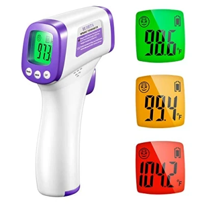 Image of Infrared Thermometer for Adults, Non Contact Forehead with Fever Alarm, Accurate Reading and Memory Function, Children, Kids The Elderly &amp; Surface of Objects Use
