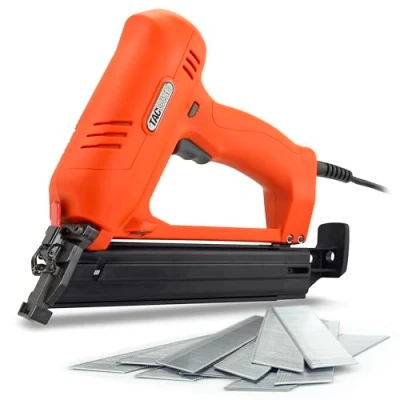 Image of Tacwise 1704 Master Nailer 400ELS Pro, Electric Angled Brad Nail Gun with 1000 Nails, Uses Type 500 (18G) Nails