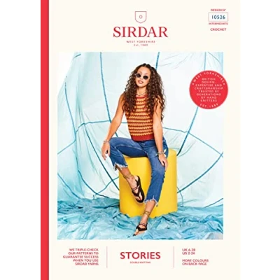 Image of Sirdar Stories DK Crochet Pattern 10526 Glampsite Vest