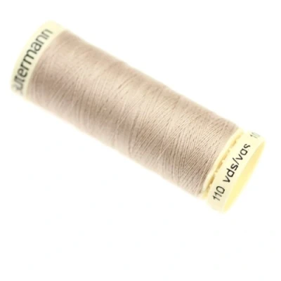 Image of Gutermann Sew All Polyester Thread, 100Mtr, Almond (0121)