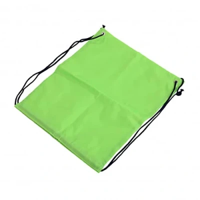 Image of Oypla Oxford Cloth Sports School PE Lime Green Laundry Drawstring Bag