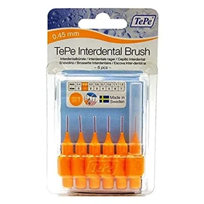 Image of TePe Interdental Brushes, Orange, 0.45 mm