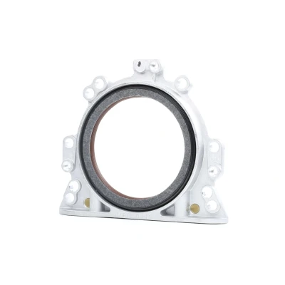 Image of 06B103171A Crankshaft Seal CORTECO 20020383B with flange, mounting sleeve transmission sided PTFE (polytetrafluoroethylene)