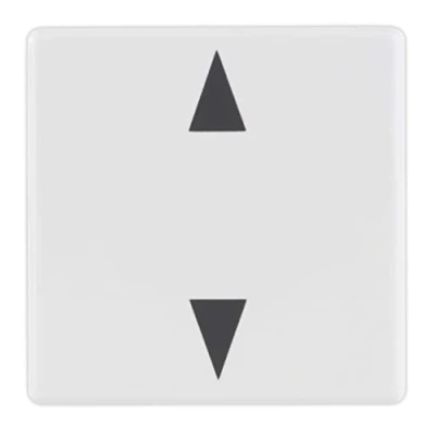 Image of REV 0236420106 Quadro Shutter Blind Switch Cover, White, Rollladen