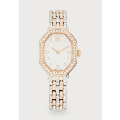 Image of Swarovski Dextera Octagon Watch silvercoloured, Women&#039;s, Size: One Size, Silver/coloured
