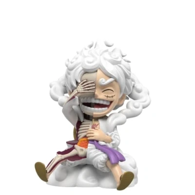 Image of Mighty Jaxx One Piece: Luffy Gear 5 Wanted Edition XXRAY 6 Inch Collectible Figurine