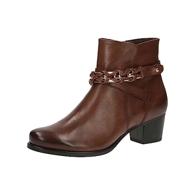 Image of Caprice Women&#039;s 9 25336 41 Lace up Ankle Boots with Heel, Cognac Nappa, 3 UK