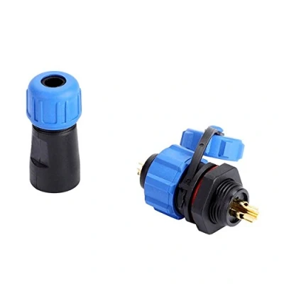 Image of Hilitand Aviation Plug, IP68 SP13 Waterproof Plastic Plug Socket Connector 2Pin/3Pin/4Pin/5Pin/6Pin/7Pin/9Pin (3Pin)