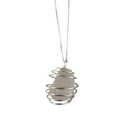 Image of VIE Spiral Tumbled Pendant Necklace, Tiger&#039;s Eye