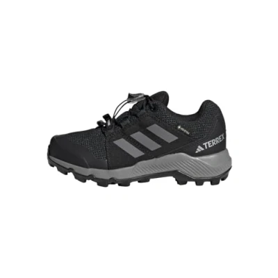 Image of adidas Performance Terrex GTX Unisex Hiking shoes for kids, Size: 10.5K, Core black/grey three Textile/synthetics