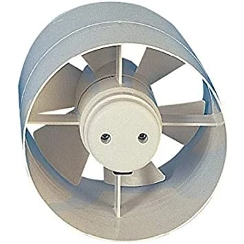 Image of Manrose Inline Standard Model Bathroom Extractor Fan Plug Hydroponics 4&quot; 5&quot; 6&quot; (ID100 4&quot;)