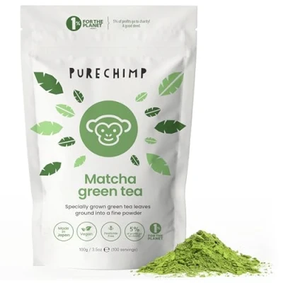 Image of Matcha Tea Powder 100g by PureChimp Ceremonial Grade from Japan Pesticide Free