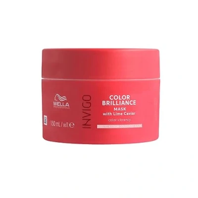 Image of Wella Professionals Invigo Color Brilliance Professional Hair Care, Colour Protection for Fine/Normal Hair, Vibrant Colour, Mask 150ml