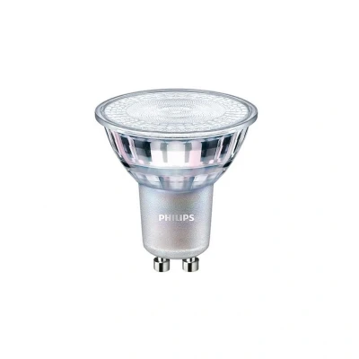 Image of Philips LED CRi90 GU10 Bulb 4.9W Dimmable LEDspot VALUE Warm White 36