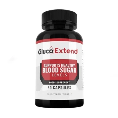Image of Gluco Extend Blood Sugar Support Supplement Supports Healthy Levels, Natural Metabolic Balance, and Energy 1 Month Supply