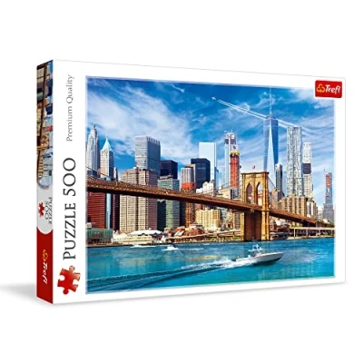 Image of Trefl 916 37331 Ansicht von New York EA 500 Teile, Premium Quality, für Erwachsene und Kinder ab 10 Jahren 500pcs, Coloured