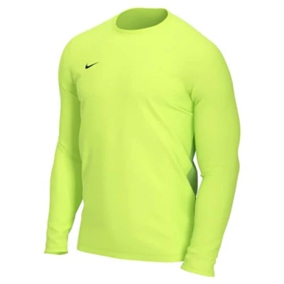 Image of NIKE Men&#039;s M Nk Dry Park Vii Jsy Ls T shirt, Volt/(Black), XL UK