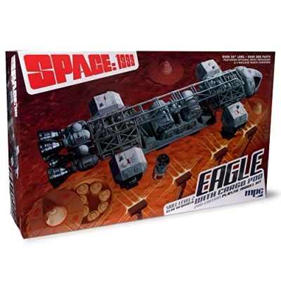 Image of MPC Space 1999: 22&quot; Eagle w/Cargo Pod 1:48 Scale Model Kit