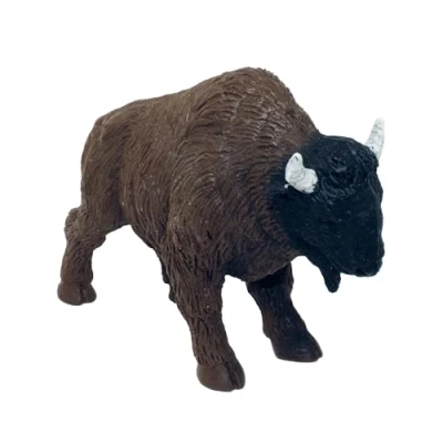 Image of Rep Pals Buffalo, stretchy Toy from Deluxebase. Super animal replicas that feel real, great for kids