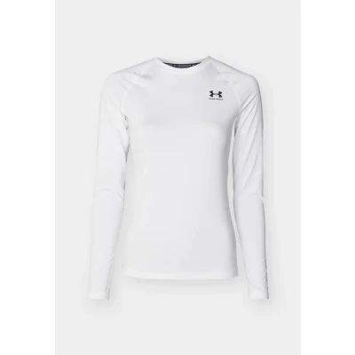 Image of Under Armour Authentics Long sleeved top, Women&#039;s, Size: Medium, White/black
