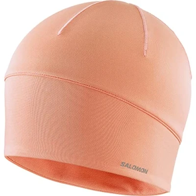 Image of Salomon Active Men&#039;s Beanie Ski Trail Running Hiking, Versatility, Warmth, and Easy care, Pink, One Size