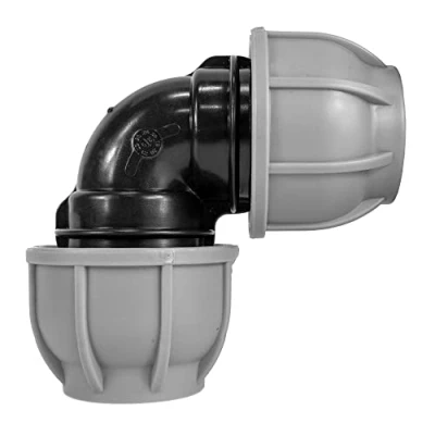 Image of mdpe Elbow Compression Fittings for Water Supply Pipe (25mm)