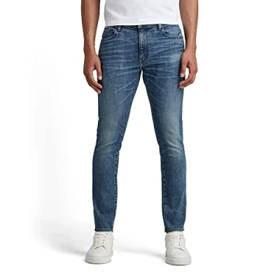 Image of G STAR RAW Men&#039;s Lancet Skinny Jeans, Blue (faded cascade D17235 C051 C606), 26W / 30L