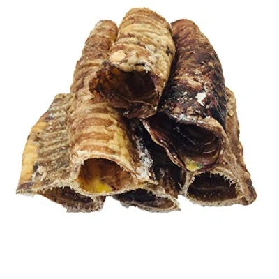 Image of Pawstrading 100% Beef Natural Dog Treat and Chew Moo Tubes Trachea Cut approx 15cm 1KG