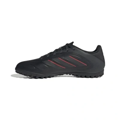 Image of adidas Unisex COPA Pure III Club Turf Football Boots, core Black/Carbon/Lucid red, 8 UK