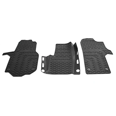 Image of Volkswagen 7C1061502A82V All Weather Mats Original Rubber Floor 3 x Black