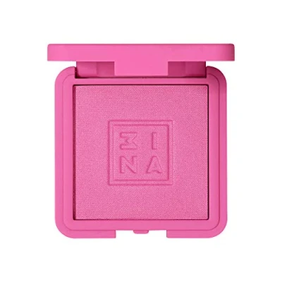 Image of 3INA MAKEUP The Blush 371 Vivid pink Powder Natural Silky Finish Luminous Pressed Mineral Cheek Iluminating Buildable Long Lasting Formula Vegan Cruelty Free