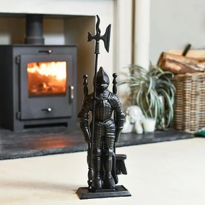 Image of Heavy Duty Cast Iron &quot;Black Knight&quot; Companion Set