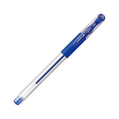 Image of Uni Gel Ballpoint Pen Ball Signo Ultra Fine 0.28mm, Blue (UM15128.33)