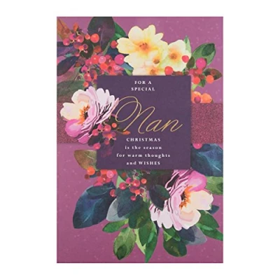 Image of Hallmark Medium Nan &quot;Warm Thoughts&quot; Christmas Card